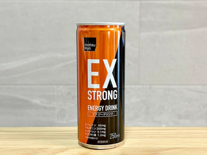 「matsukiyo EXSTRONG エナジードリンク」250ml 160円(税込)