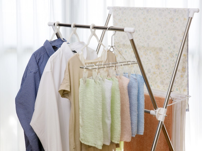洗濯物の室内干し