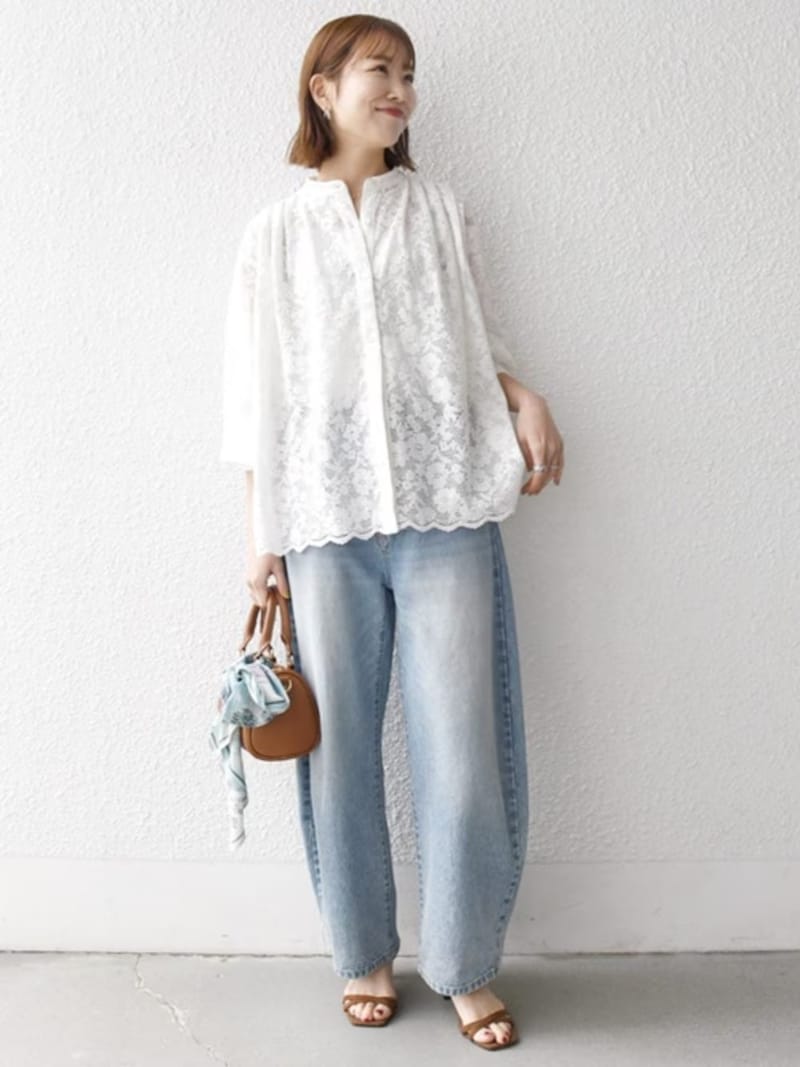 華やかで透け感もあり、一枚で存在感のあるレース系も狙い目　出典：WEAR