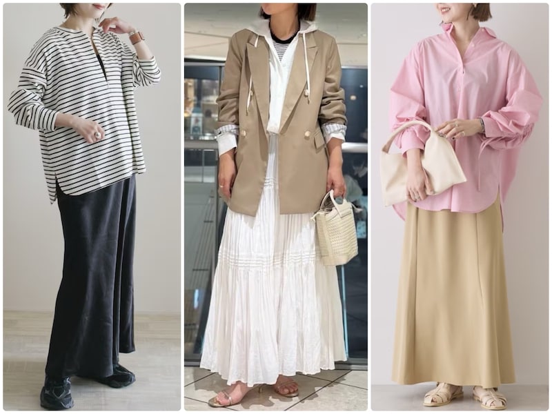 この春に取り入れたい、着まわしもかなうトレンドスカートをご紹介します