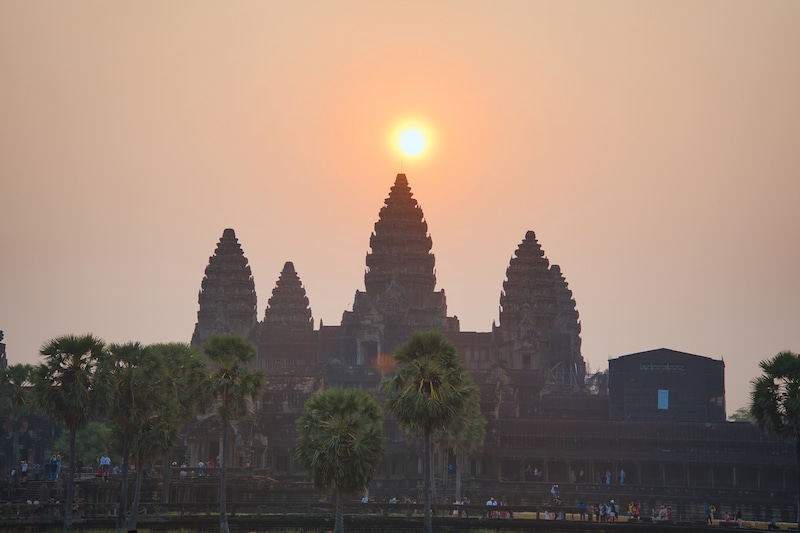 アンコールワットのサンライズ