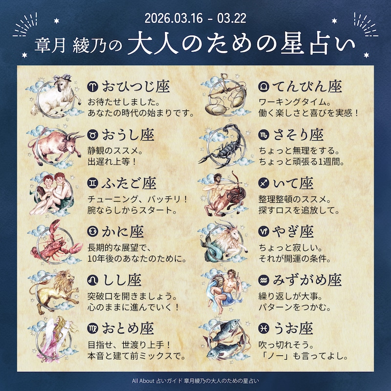 章月綾乃からあなたへ送る今週のメッセージ