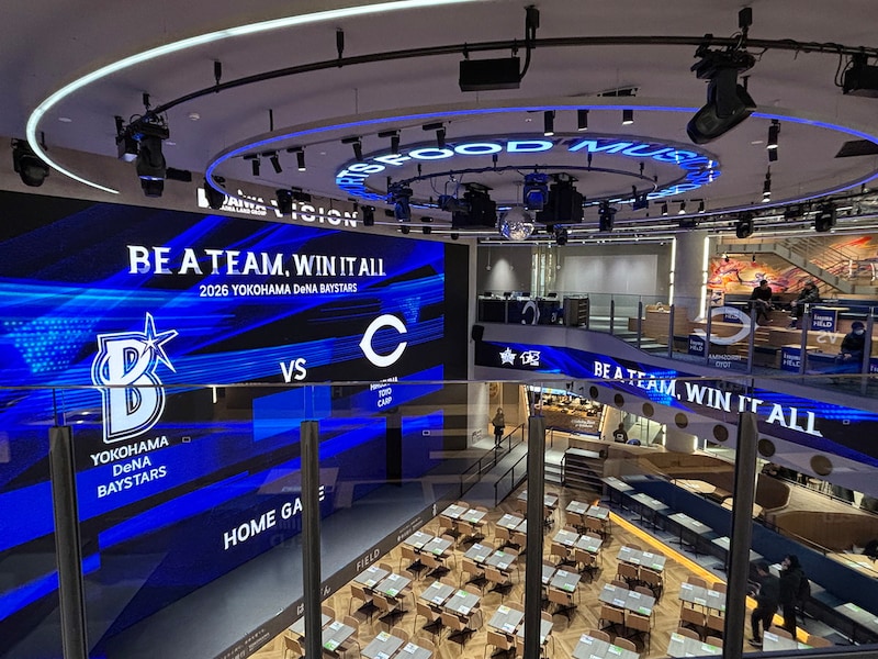 新たなスポーツ観戦のスタイルを提案する常設型ライブビューイングアリーナ「THE LIVE Supported by 大和地所」