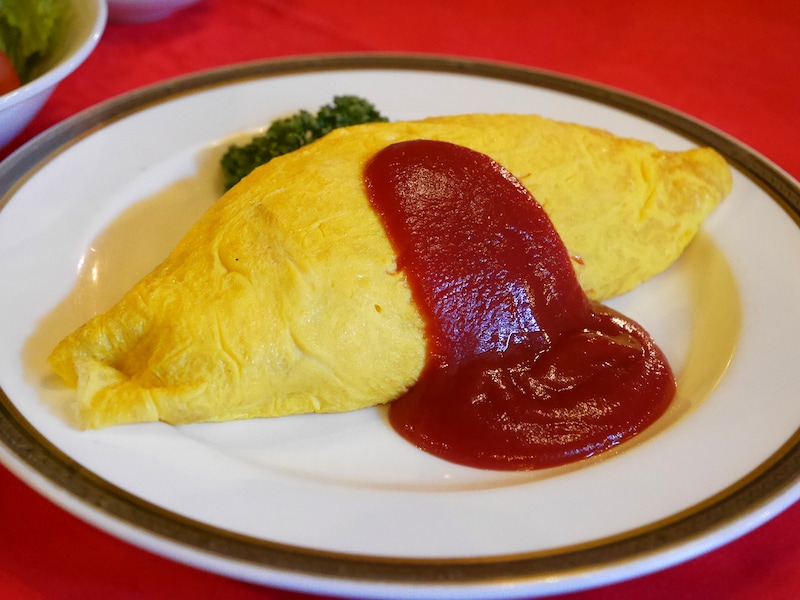 グリル・エス「オムライス」（税込2000円）※ランチ価格（筆者撮影）