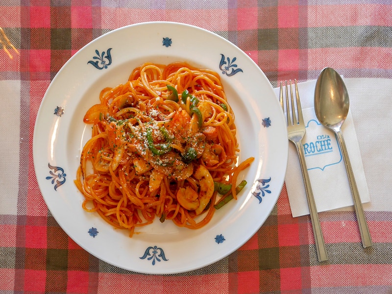 山手ロシュ「ナポリタンスパゲッティ」（税込1350円）