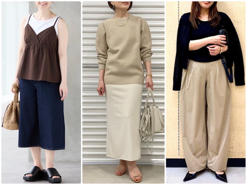 今っぽパンツから、きれい見えスカート、トレンドのキュロットまで大人がはきたいボトムスはこの3つ！