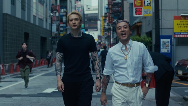 「九条の大罪」壬生（左）京極（右）