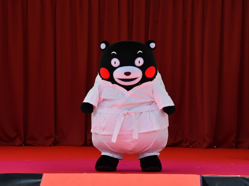 くまモンが講道館に入門!? 黒帯を目指してひそかに稽古を積んでいるらしい＝3月14・15日、熊本市