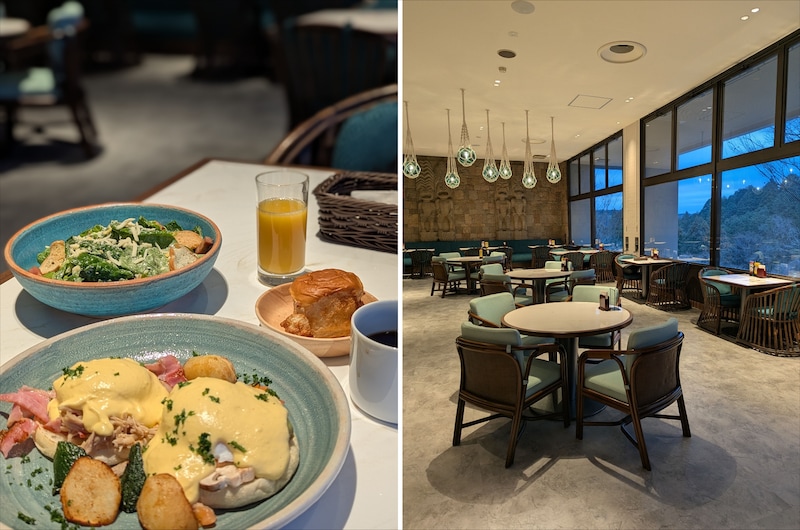 スパリゾートハワイアンズで提供されるアサイーボウルやパンケーキなどハワイアンな朝食