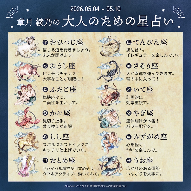 章月綾乃からあなたへ送る今週のメッセージ