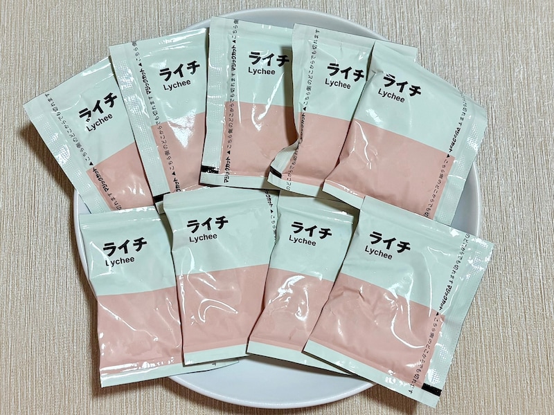 個包装のソルティゼリーが9個入っています 