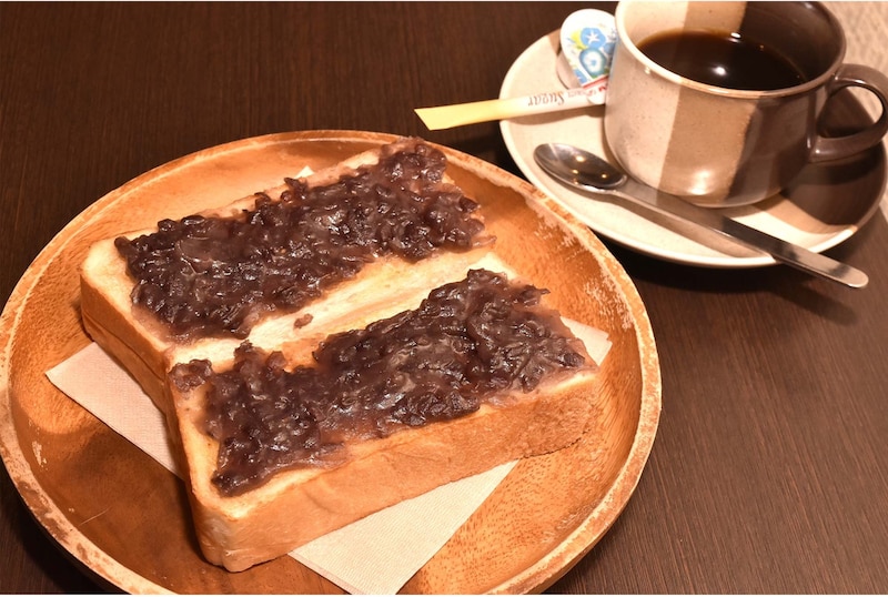 カフェさんぱうろのあんトースト
