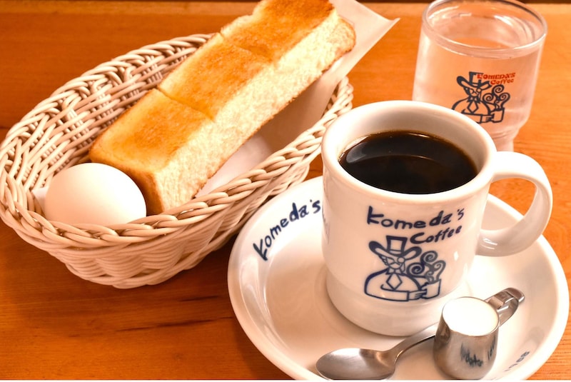 コメダ珈琲店のモーニングサービス