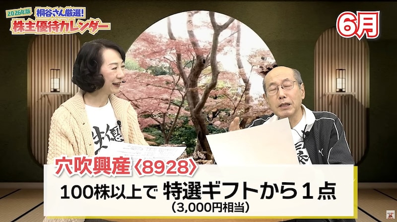 公式YouTubeチャンネル『All Aboutマネー』で6月の注目銘柄を解説する桐谷さん