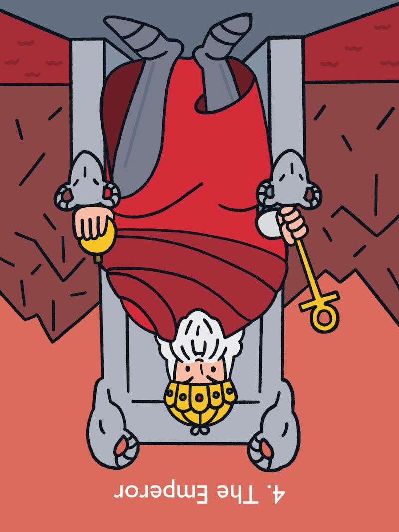 皇帝（The Emperor）／逆位置
