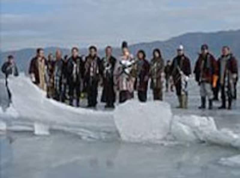 御神渡り拝観式