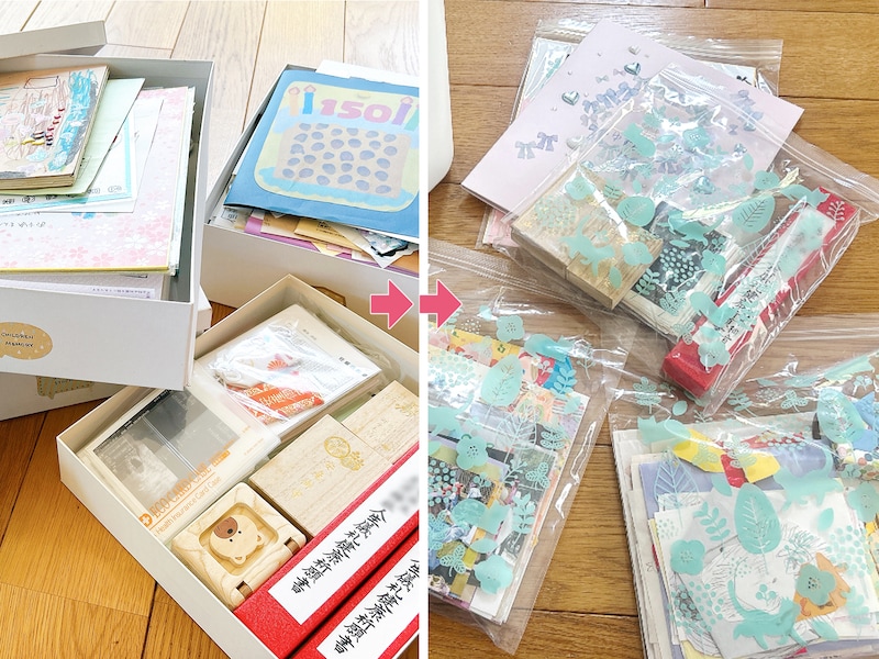 保存袋は、ダイソーのフリーザーバッグ（27×28.7cm）を使いました。8枚入り110円