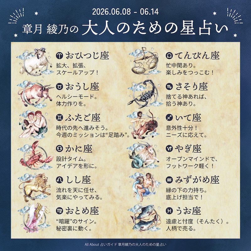 章月綾乃からあなたへ送る今週のメッセージ