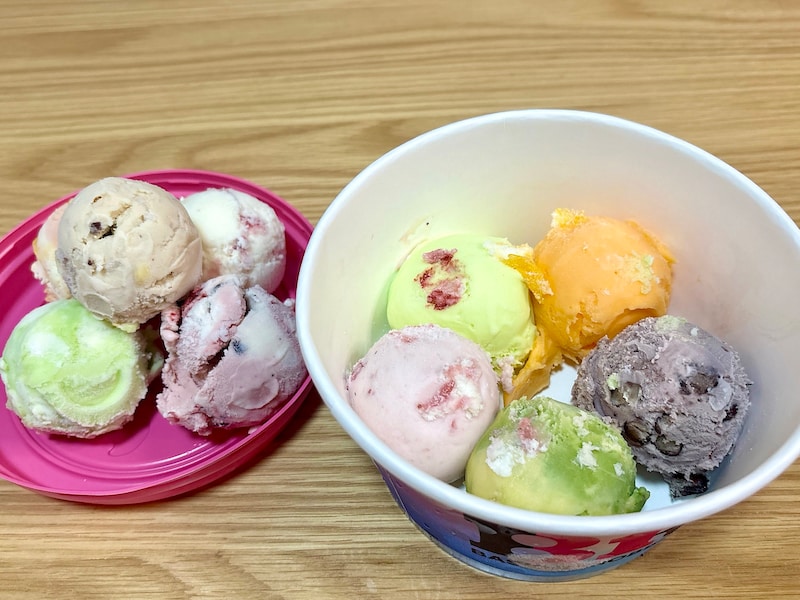 サイズにばらつきはなく、下段も均等な大きさで入っていました ※画像：筆者撮影