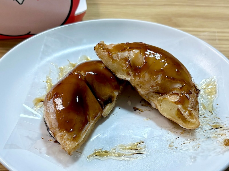 みたらしの甘じょっぱいおいしさに、もっちゅり食感が抜群の相性!