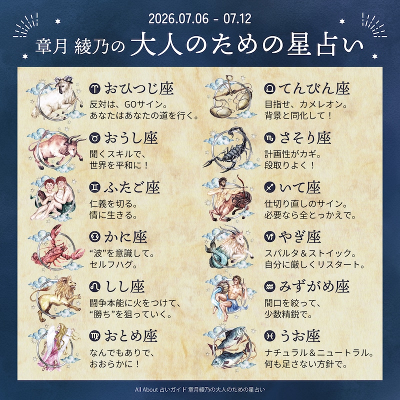 章月綾乃からあなたへ送る今週のメッセージ