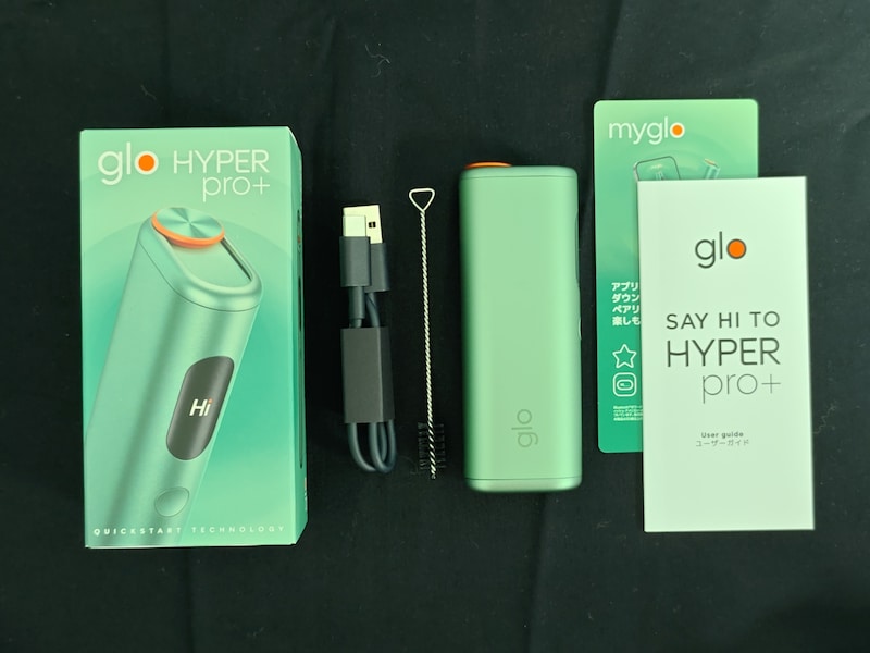 glo Hyper pro+のパッケージ