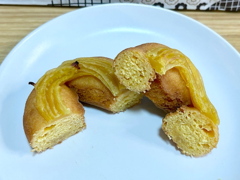 さつまいもドーナツとスイートポテトを一度に堪能できます 