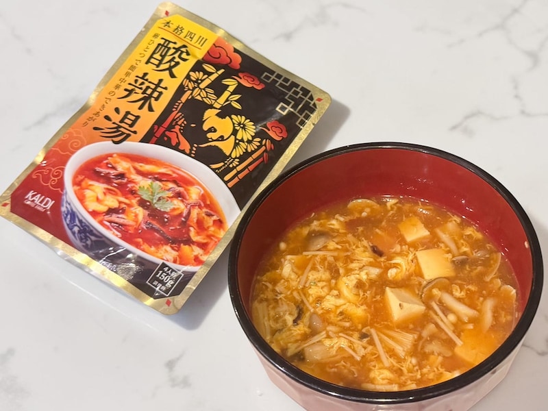 「酸辣湯（サンラータン）」（税込み246円）