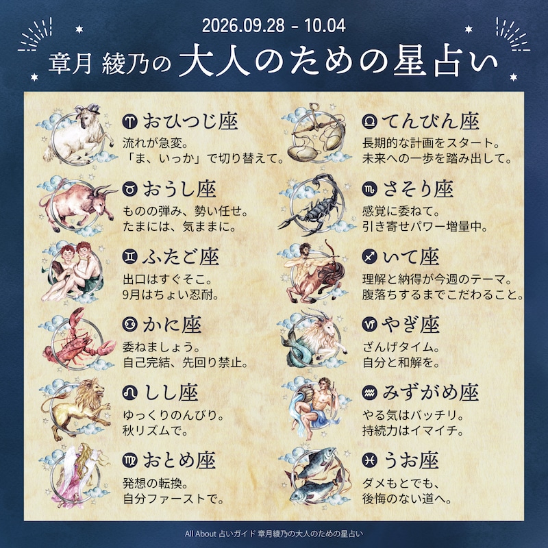 章月綾乃からあなたへ送る今週のメッセージ