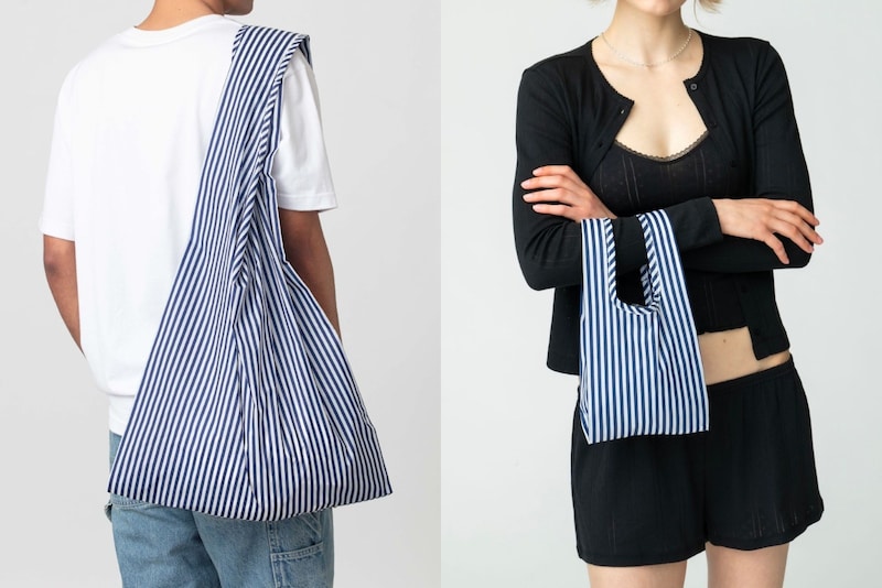 「BAGGU for Ron Herman」Big（左）とMini（右）のサイズ感（画像出典：ロンハーマン）