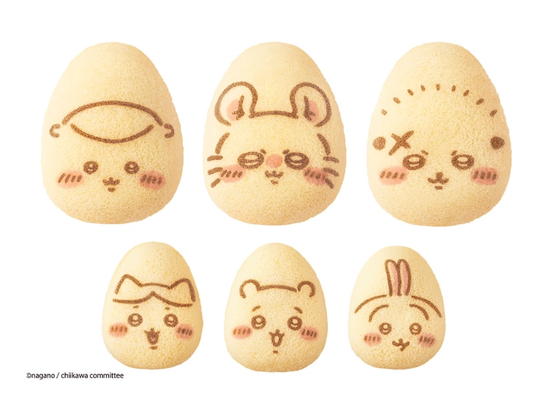 「ちいかわバナナプリンケーキ」（画像出典：グレープストーン ©nagano ©nagano / chiikawa committee）