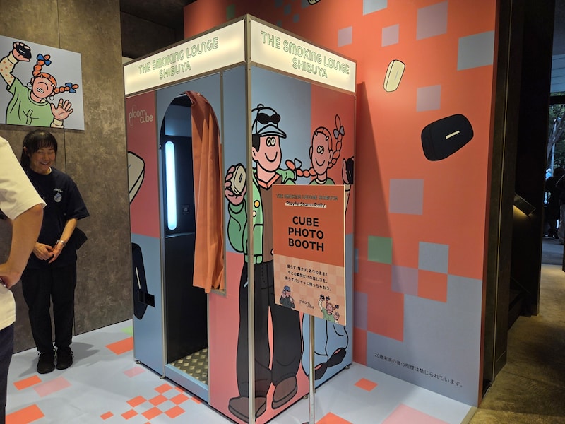 フォトブース「CUBE PHOTO BOOTH」