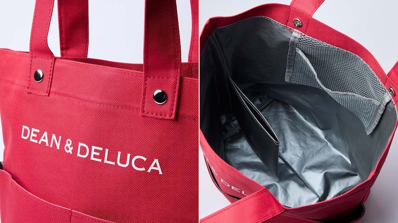 繰り返し使える丈夫な素材で、内側は汚れに強いEVA生地を採用（画像出典：DEAN & DELUCA）