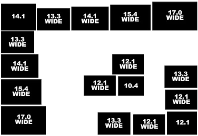 液晶サイズ比較