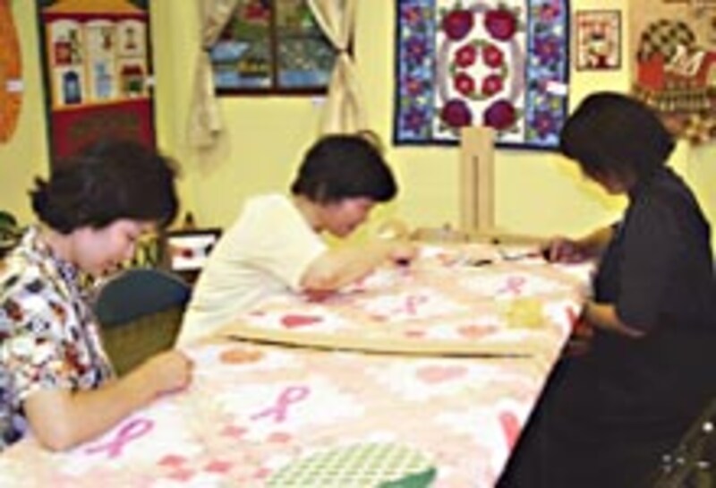 ピンクリボンキルトの活動