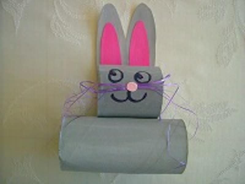 子供夏工作うさぎ