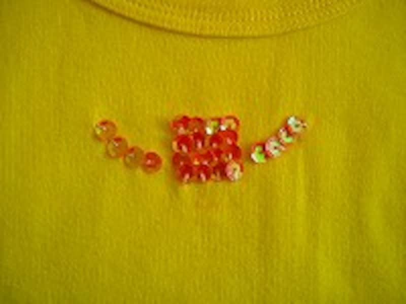 子夏Tシャツスパン手順1