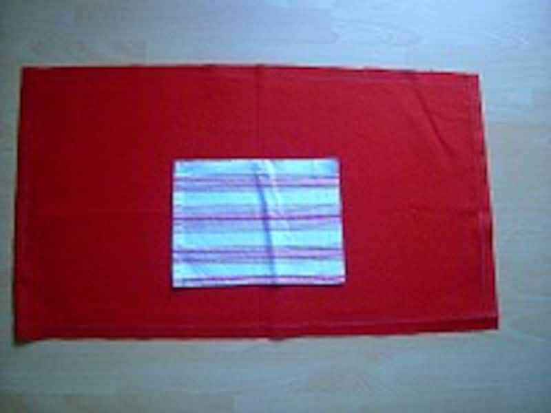 カフェエプロン手順1