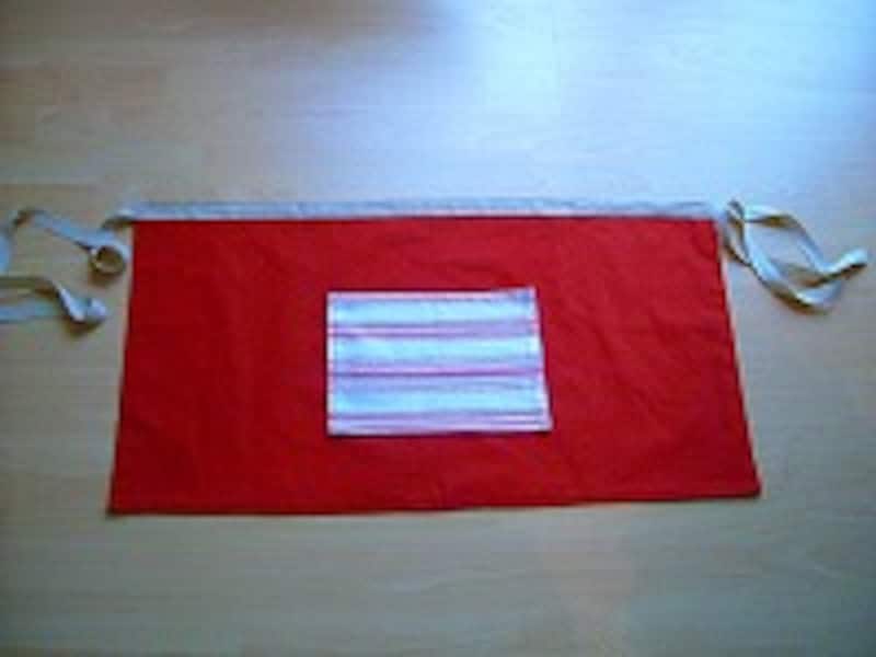 カフェエプロン手順6