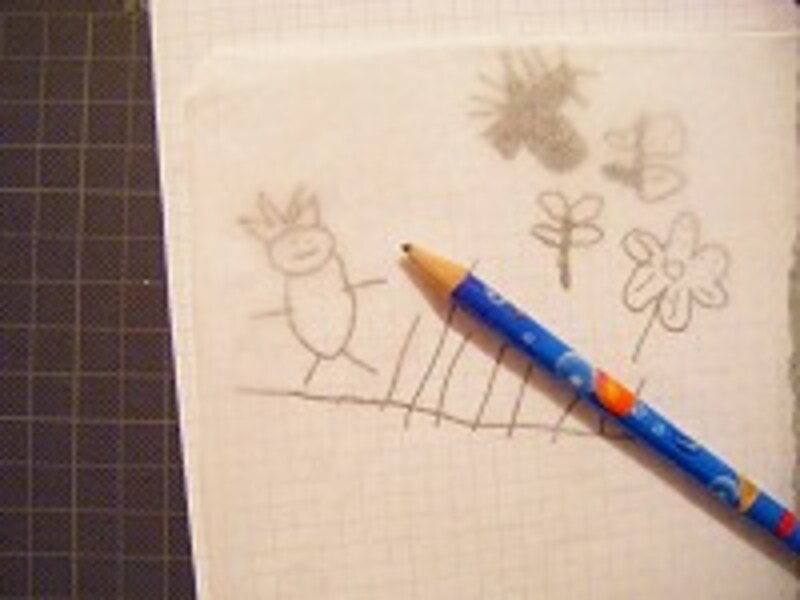 消しゴムハンコ写し方