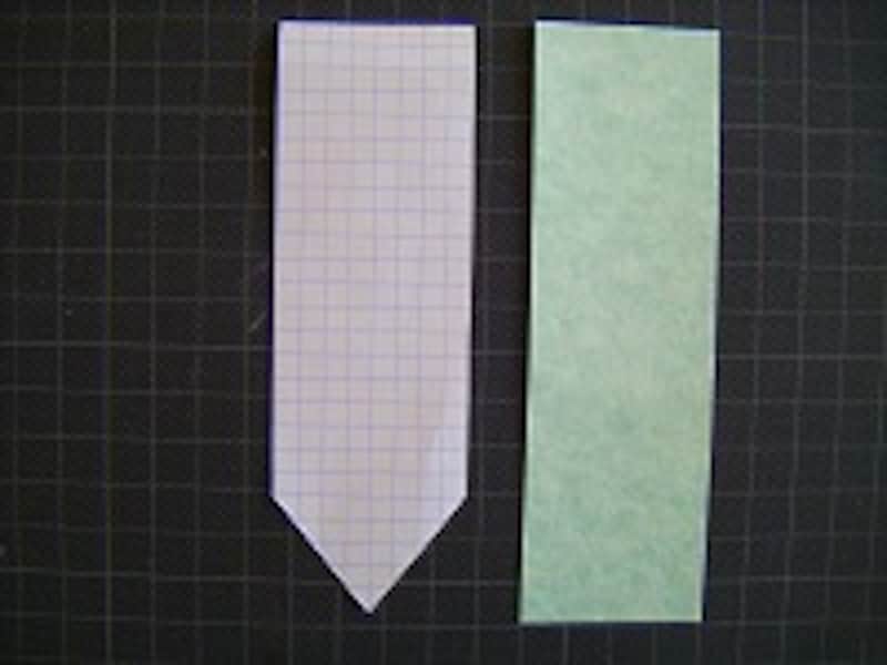 ネクタイ風しおりA手順1