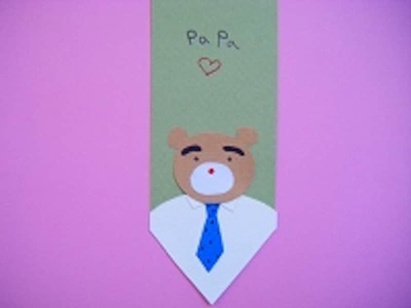 ネクタイ風しおりC手順1