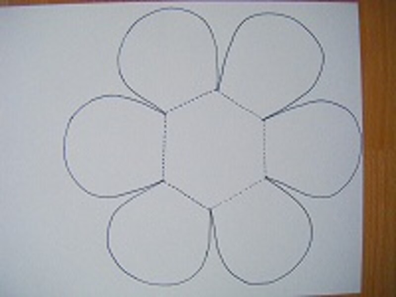 父の日08お花風手順1