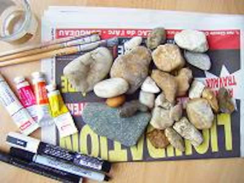 石ころアート材料