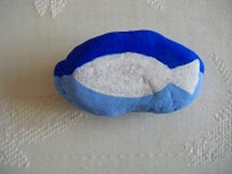 石ころアート魚2