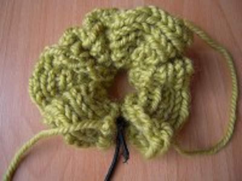 毛糸シュシュ５