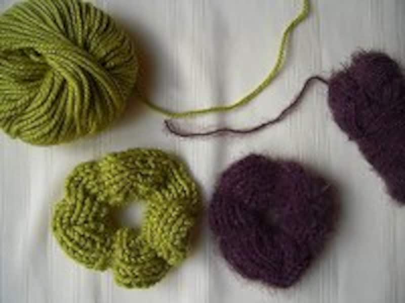 毛糸シュシュ７