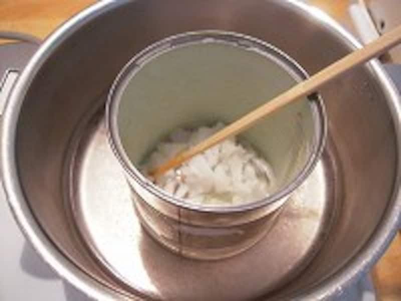 キャンドル湯煎２