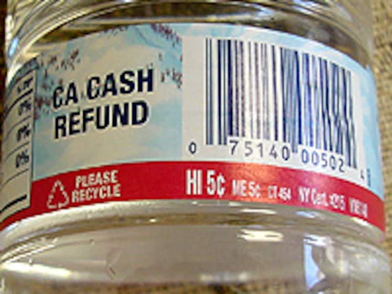 5セントのデポジット表記