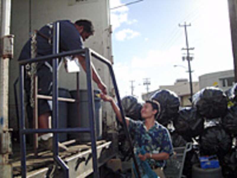 デポジットした50セントを返却